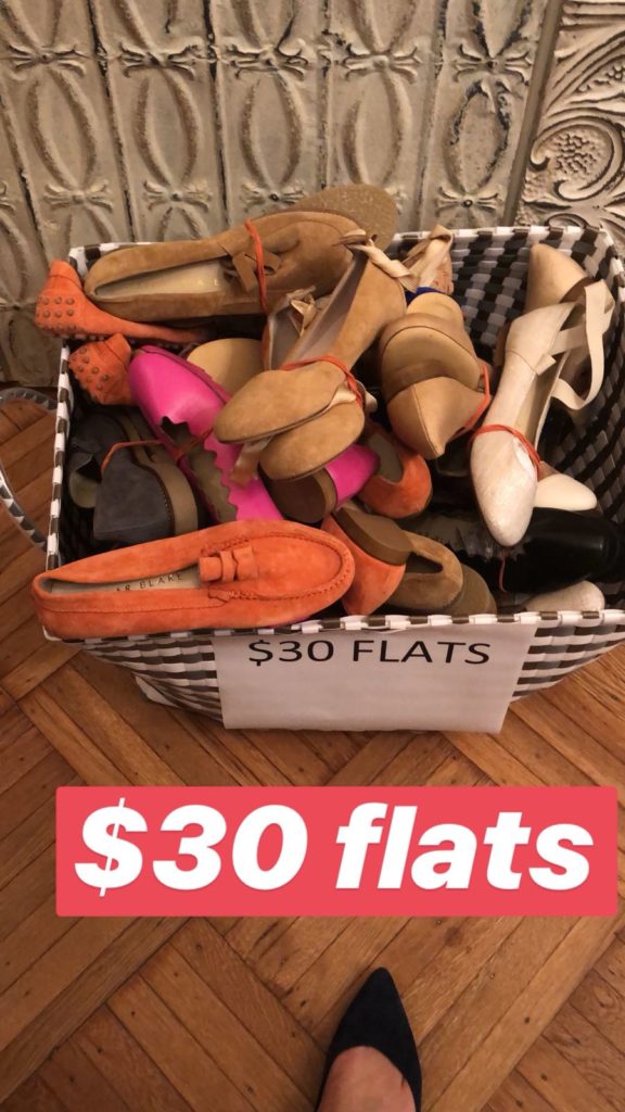 butter shoes sample sale